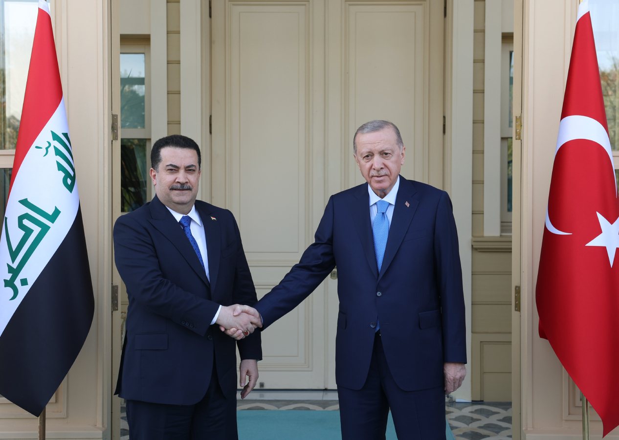 Cumhurbaşkanı Erdoğan Irak Başbakanı Muhammed Şiya es-Sudani'yi kabul etti