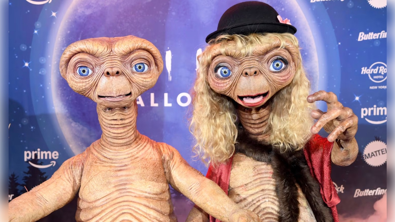 Taş bebek Heidi Klum Cadılar Bayramı'nda 'korkuttu'