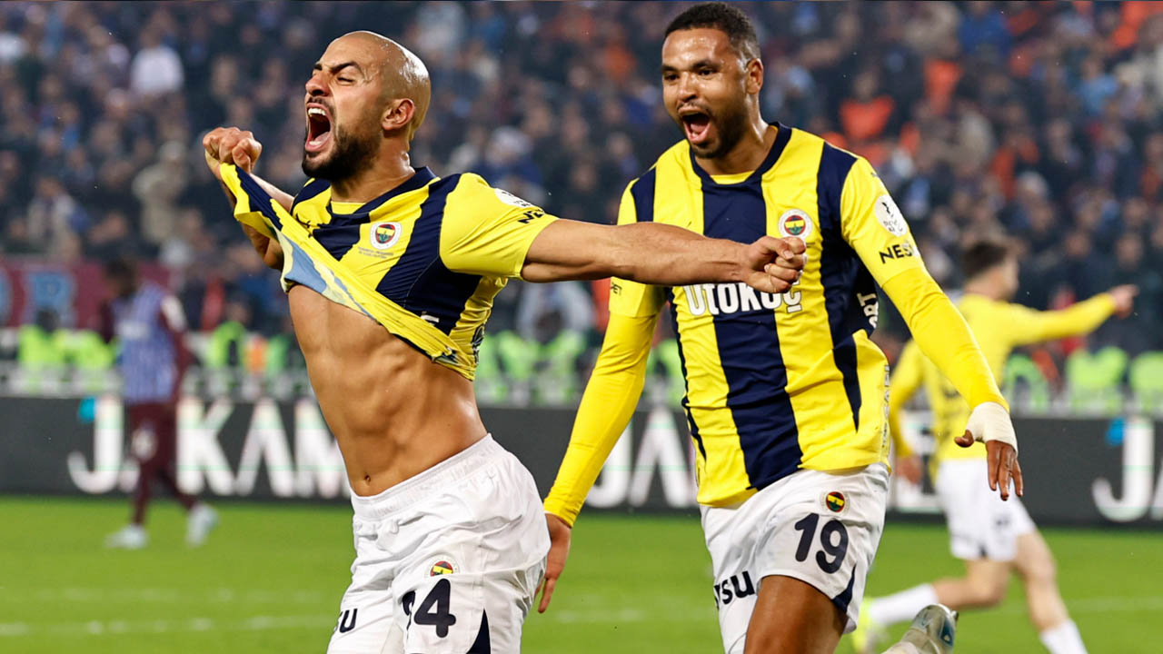 Sofyan Amrabat Fenerbahçe taraftarının gönlüne taht kurdu