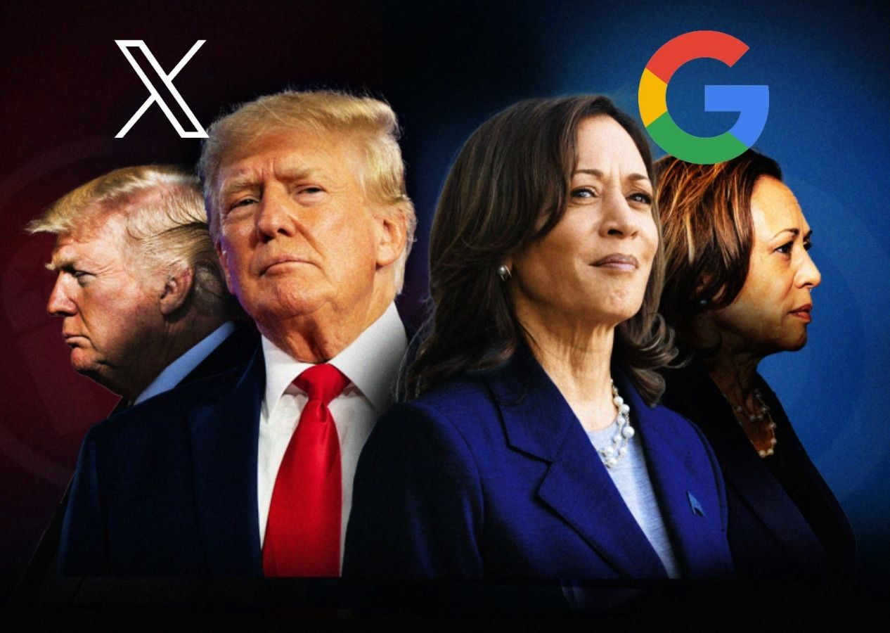 Google'dan Trump'a sansür! Harris'e oy verene kolaylık!