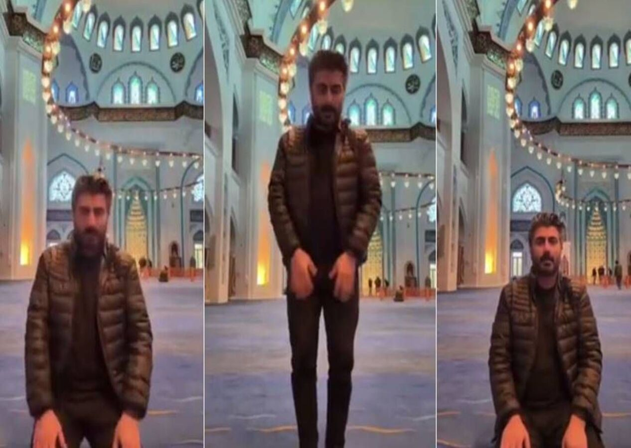 Camide küstahça hareketler: Aklı sıra dini değerlerle dalga geçti!