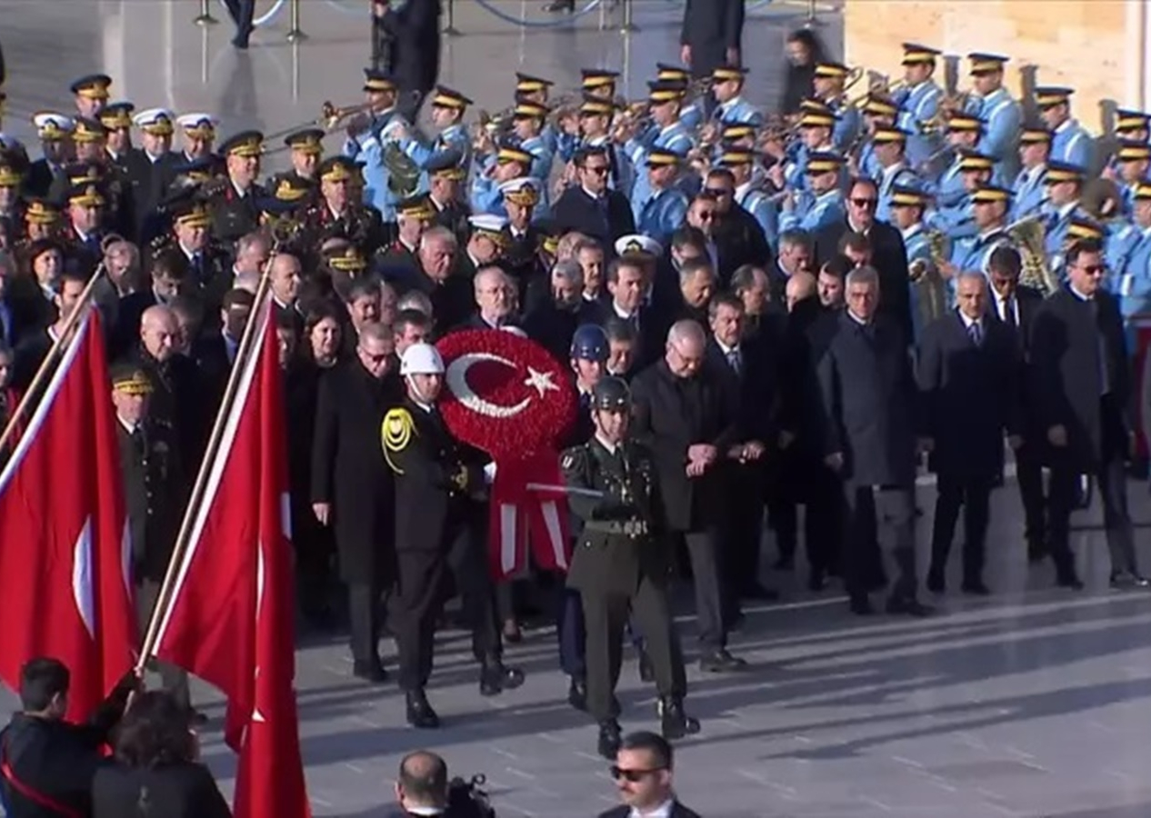 Atatürk'ün ölümünün 86. yıl dönümü! Devlet erkanı Anıtkabir'de...