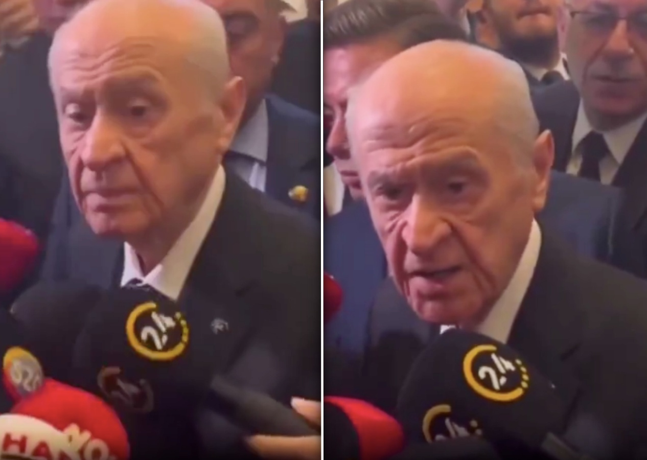 Devlet Bahçeli gazeteciyi fırçaladı! "Mesleği bırak" dedi...