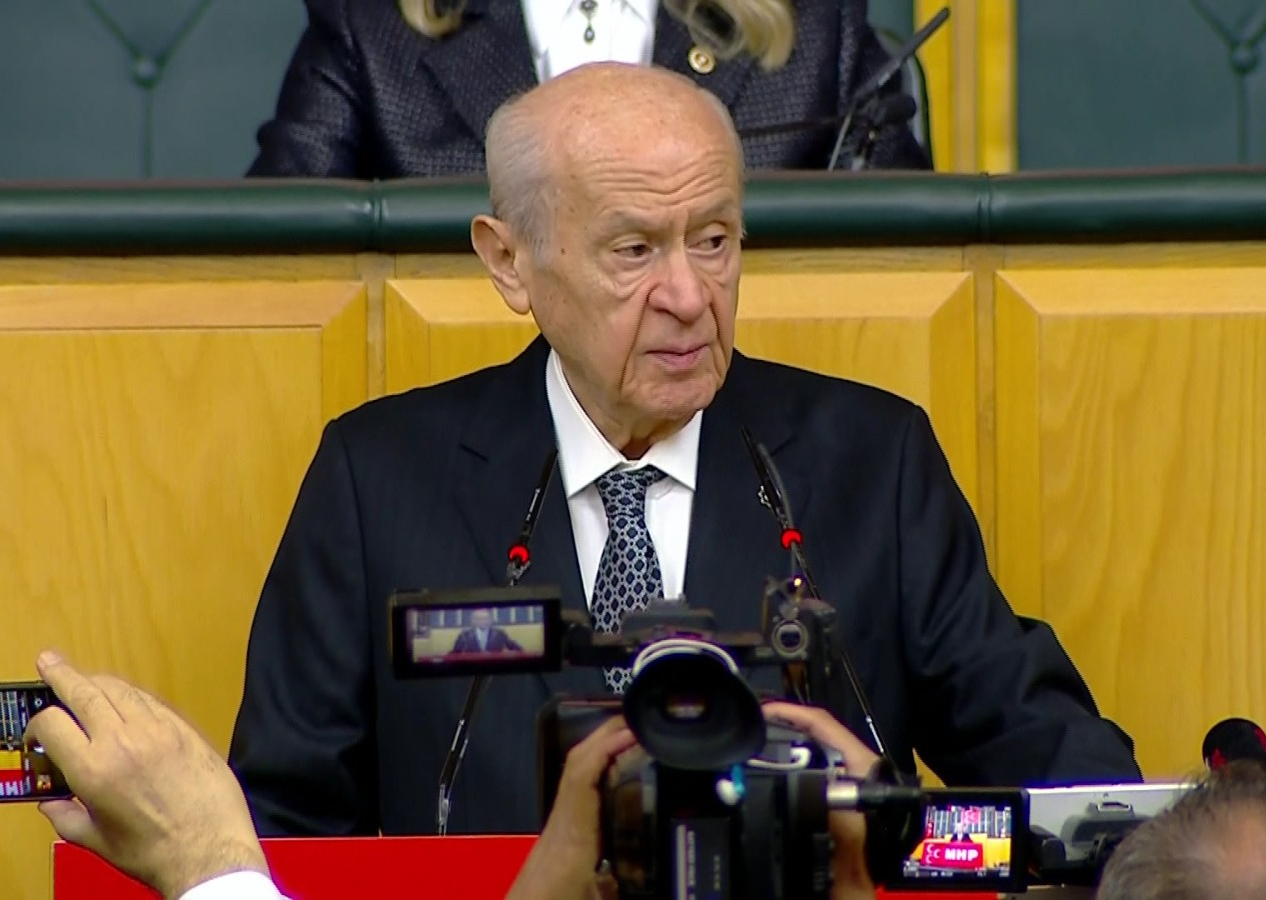"Oy kaygısıyla hareket etmeyiz" diyen Bahçeli'den dikkat çeken mesaj: Vatan tehdit altındayken oy düşünmeyiz!