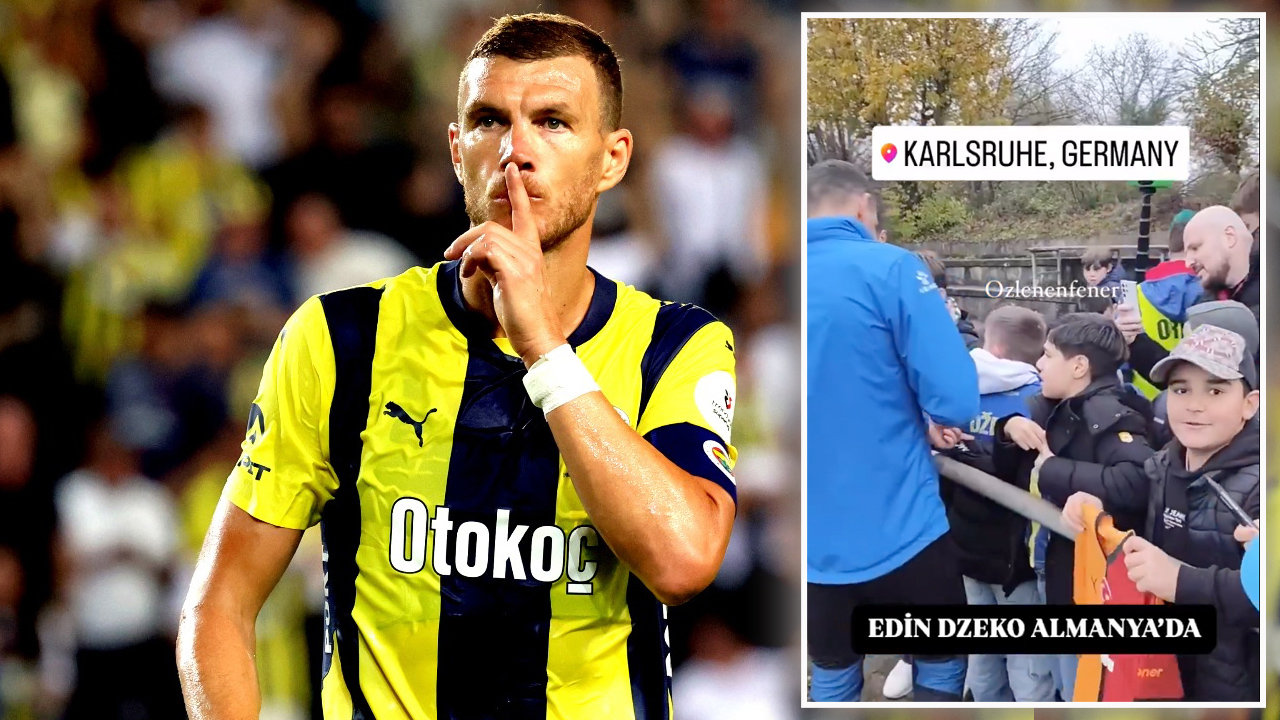 Edin Dzeko'dan skandal hareket! Fenerbahçeli taraftarların formasını imzaladı, Galatasaraylı minik taraftarın yüzüne bile bakmadı! Sosyal medyayı ayağa kaldıran görüntüler