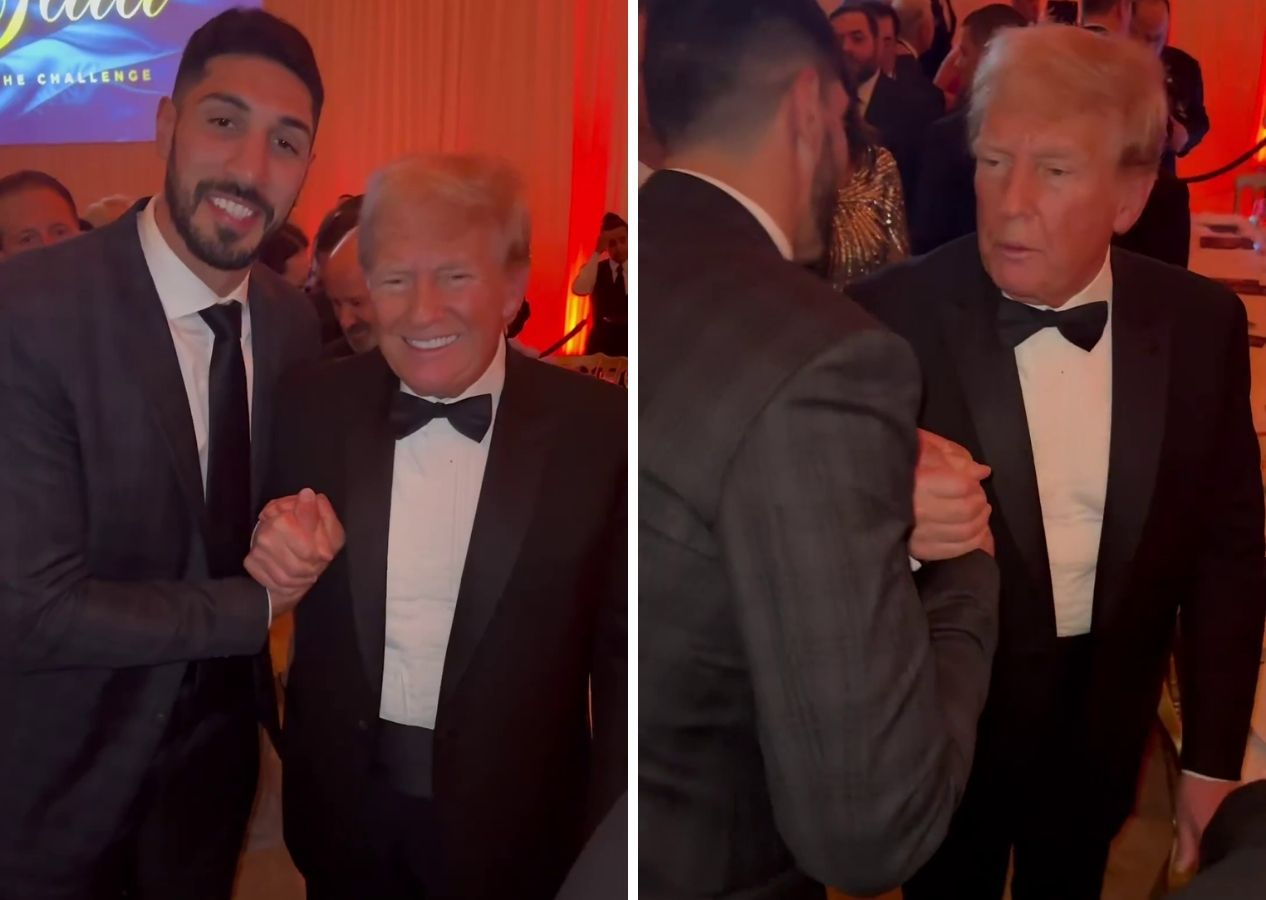İsrail'i güldürdüğü yetmedi... Trump zaferini FETÖ'cü Enes Kanter'le kutladı