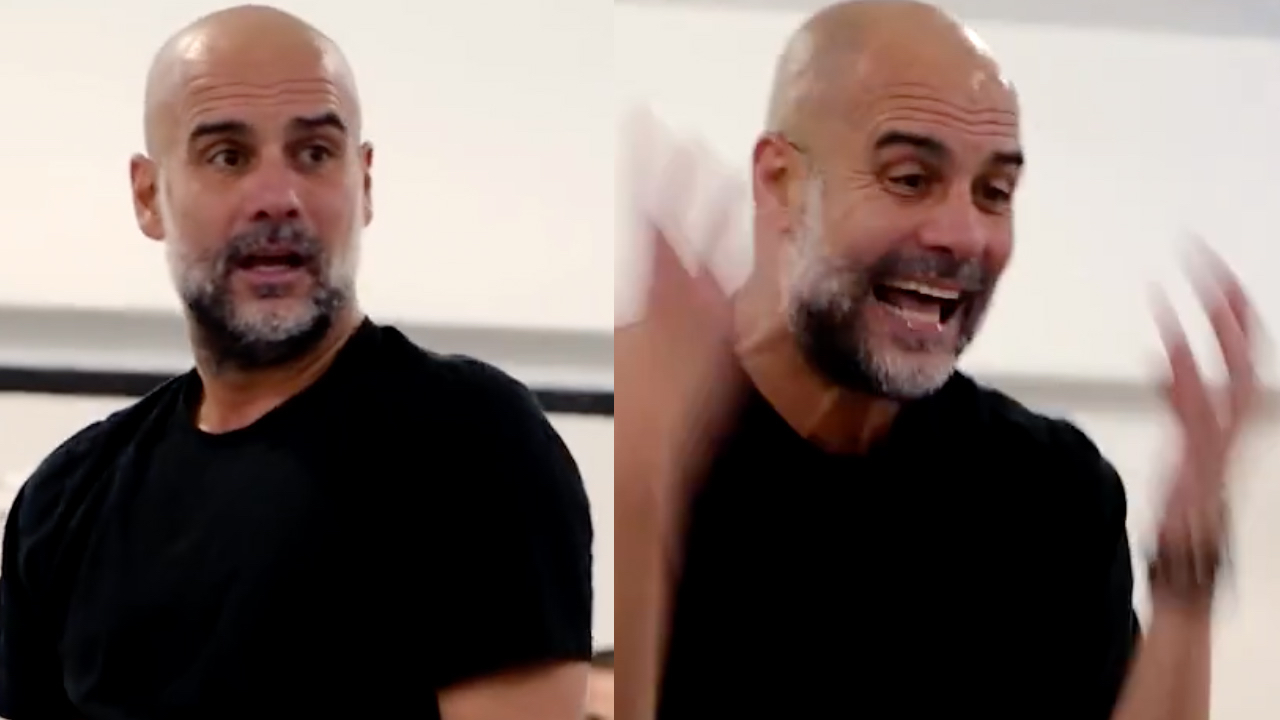 Pep Guardiola soyunma odasında çıldırdı! Kulüp resmi hesabından bu görüntüleri paylaştı