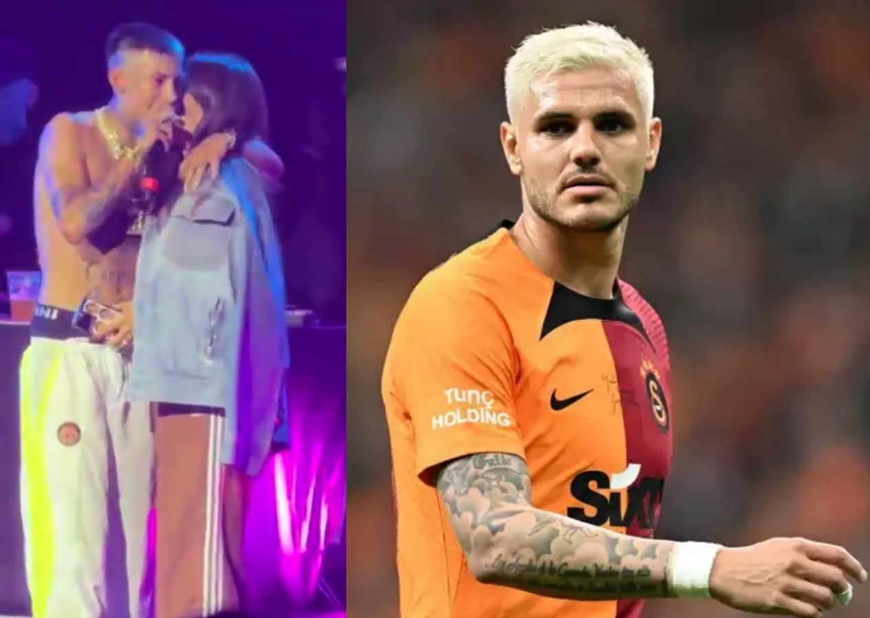 Wanda Nara durmuyor! Bu kez de sevgilisiyle sahnede dudak dudağa! Tepki yağdı: 'Icardi'nin ciğerini söktün'