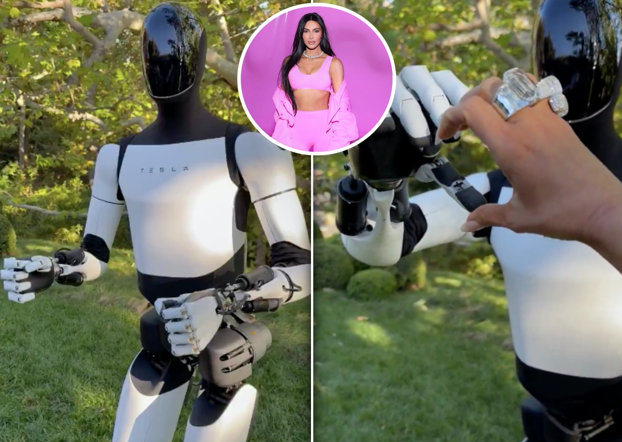 Gördüğünüz bütün hediyeleri unutun! Elon Musk, Kim Kardashian'a Tesla robotu Optimus'u yolladı!