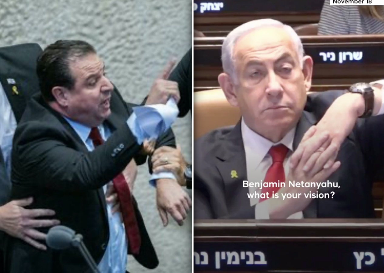 İsrailli milletvekili " Netanyahu, sen 30 yıldır barışın seri katilisin" dedi! Meclisten kovuldu...