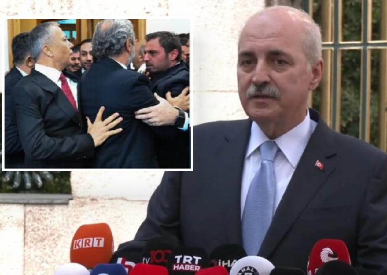 Meclis'te CHP'lilerden Bakan Yerlikaya'ya saldırı! Numan Kurtulmuş'tan tepki: Özgür Özel'i aradım!