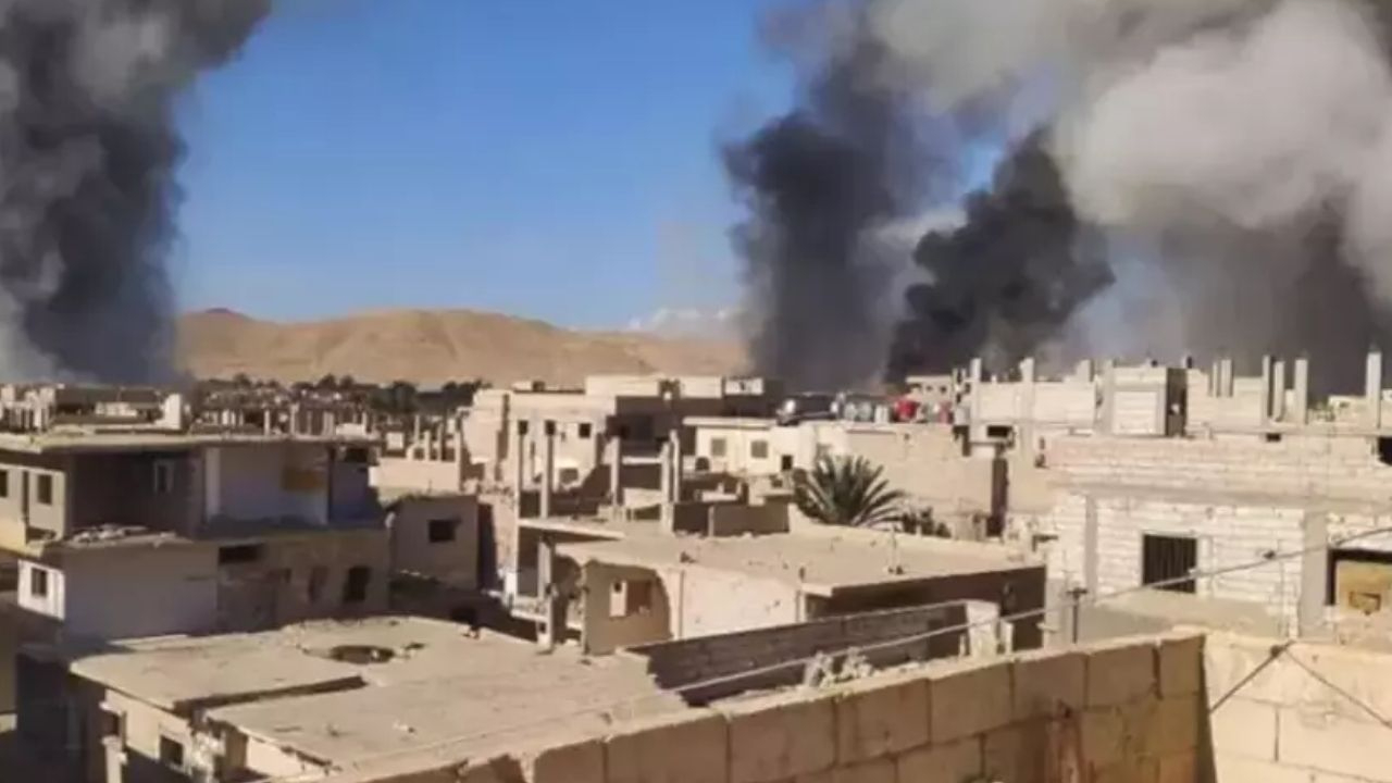 İsrail Suriye'nin Palmira kentini vurdu: Çok sayıda ölü ve yaralı var...