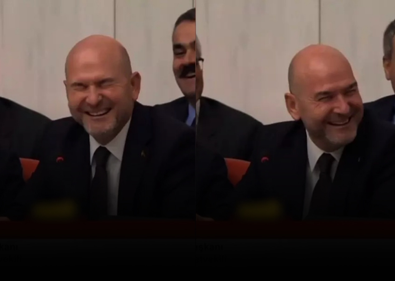 Sırrı Süreyya Önder'in sözünü duyan Süleyman Soylu kahkaha attı... Meclis'te gülümseten anlar