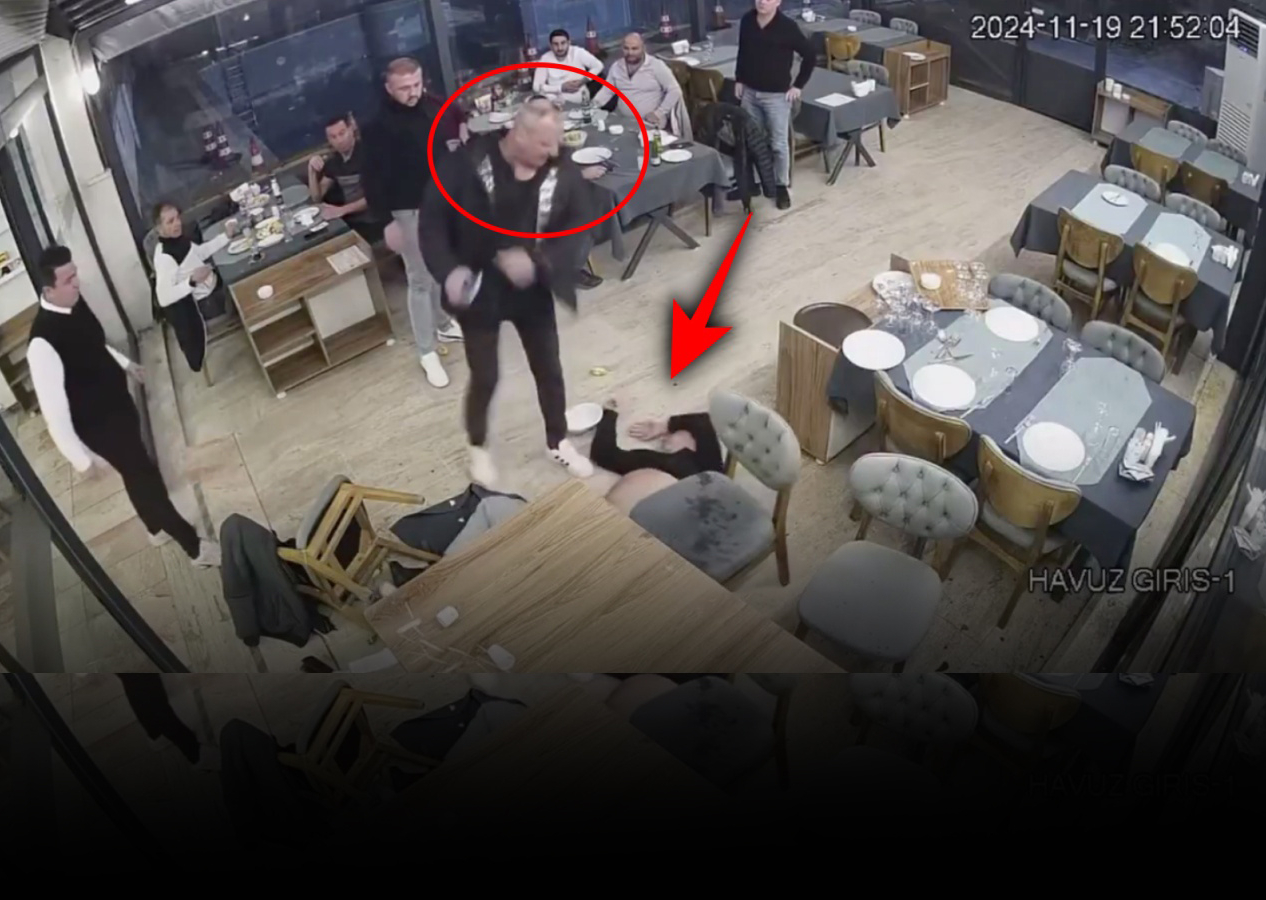 CHP'li Meclis üyesi Nadir Bayram'dan gazeteciye tekme tokat dayak! Kafasında içki şişesi kırdı...