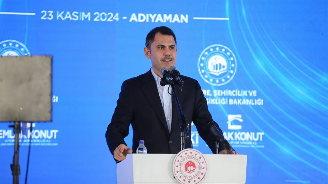 Çevre, Şehircilik ve İklim Değişikliği Bakanı Murat Kurum: 2025 biterken evine girmeyen tek bir vatandaşımız kalmayacak!