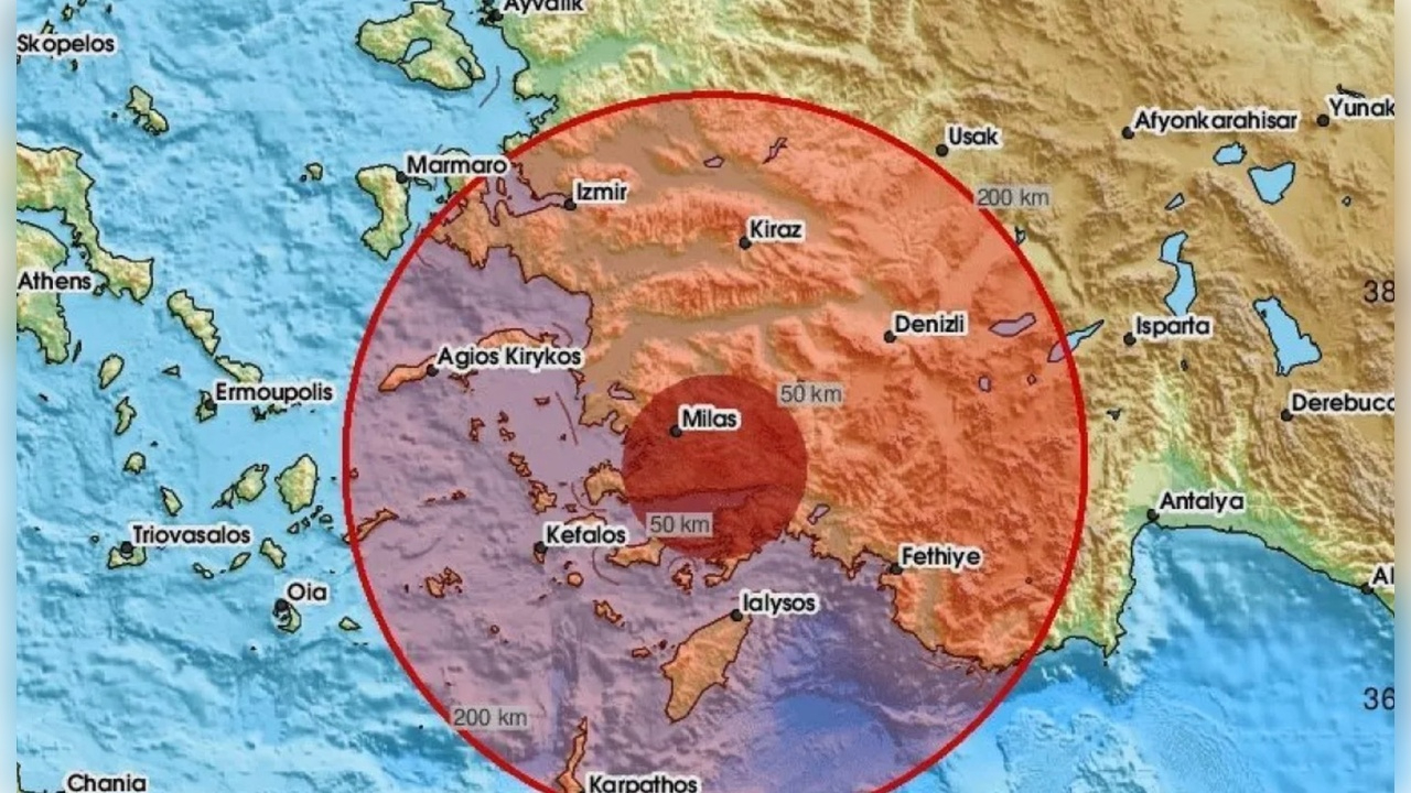 Akdeniz'de panik anları! Deprem korkusu Muğla'yı sardı