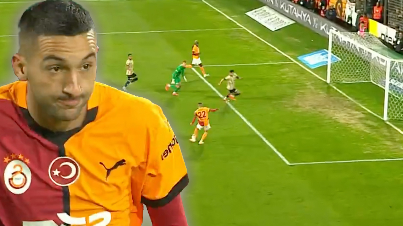 Hakim Ziyech'in kaçırdığı gol Avrupa'da şaşkınlık yarattı