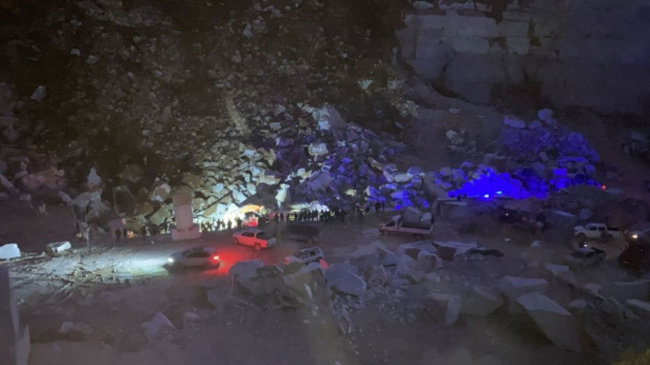 Mermer ocağında facia: Marmara Adası'nda oluşan toprak kayması sonucu bir işçi yaşamını yitirdi