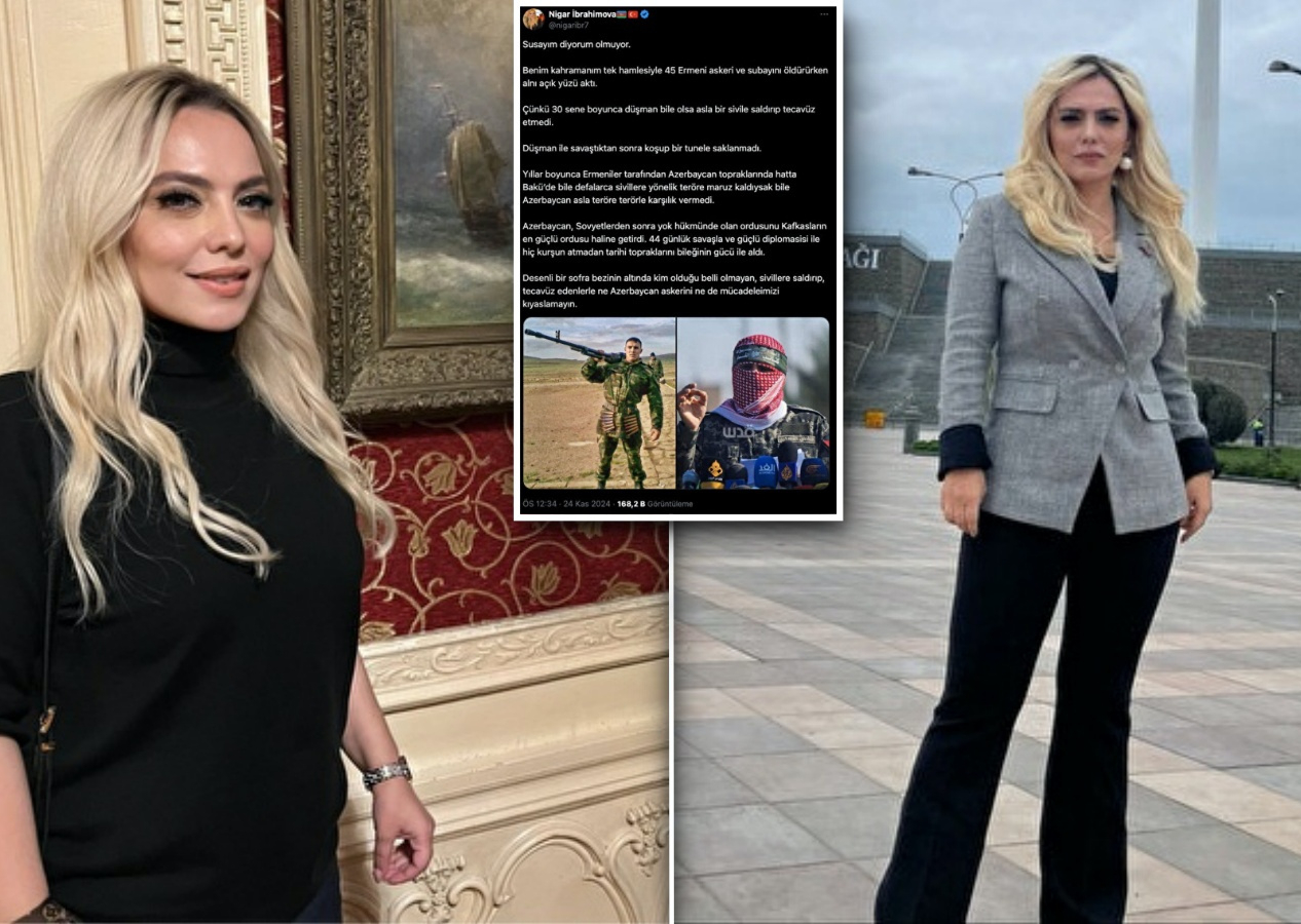 Hamas savaşçılarına tecavüzcü dedi! Azerbaycanlı gazeteci Nigar İbrahimova için "Türkiye'den deport edilsin" çağrıları...