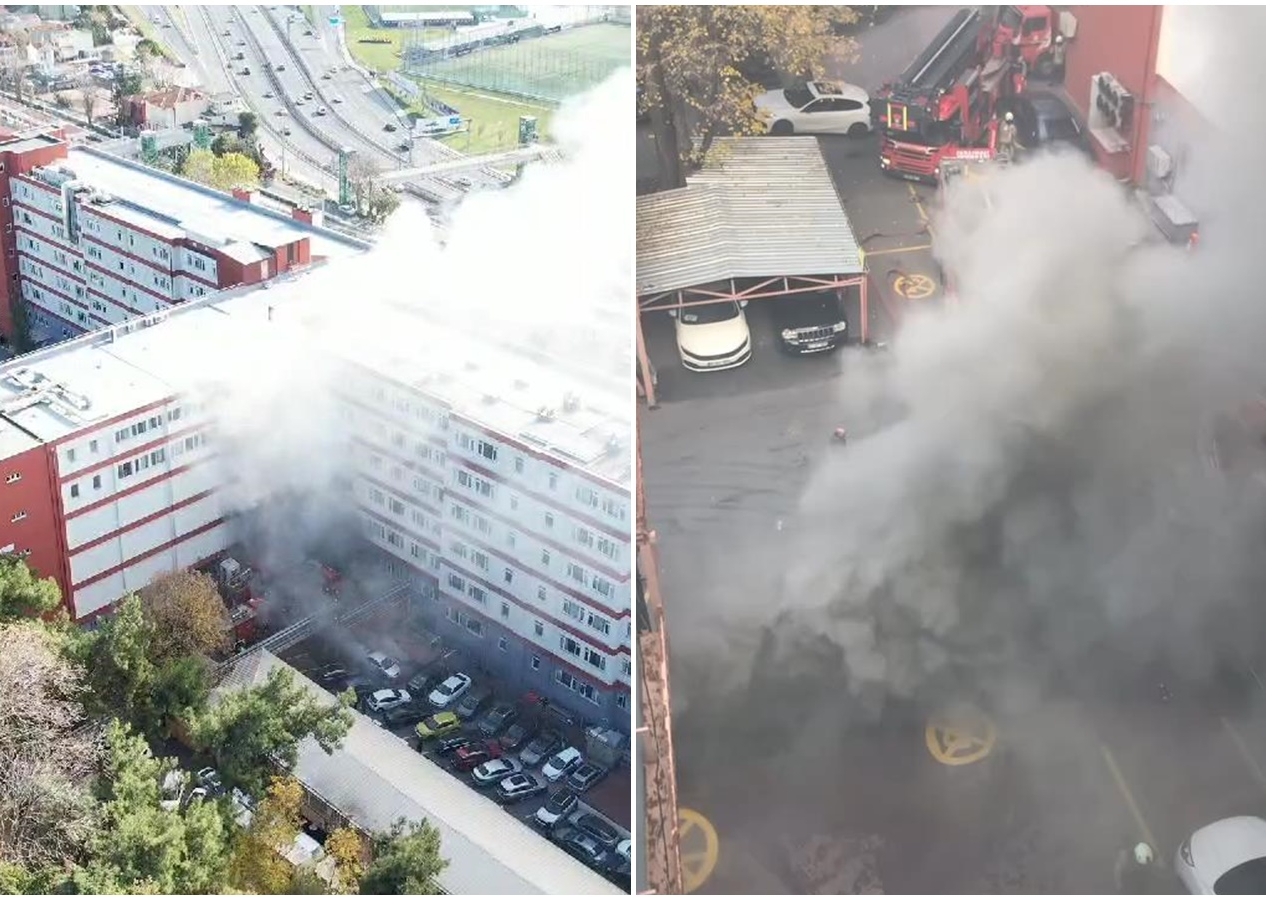 İstanbul Eğitim ve Araştırma Hastanesi'nde yangın! Hastalar tahliye edildi