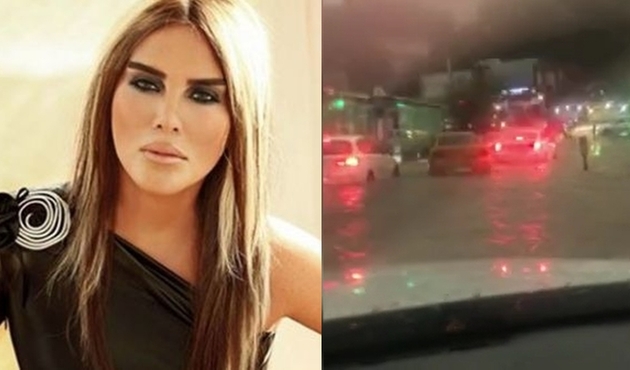Seren Serengil sel sularıyla mücadele etti/Video...