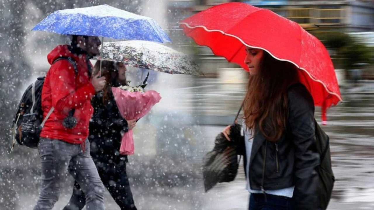 Meteoroloji'den sağanak yağmur ve kuvvetli kar yağışı uyarısı! İstanbul da listede... İşte 3 Mart Pazartesi hava durumu tahminleri...