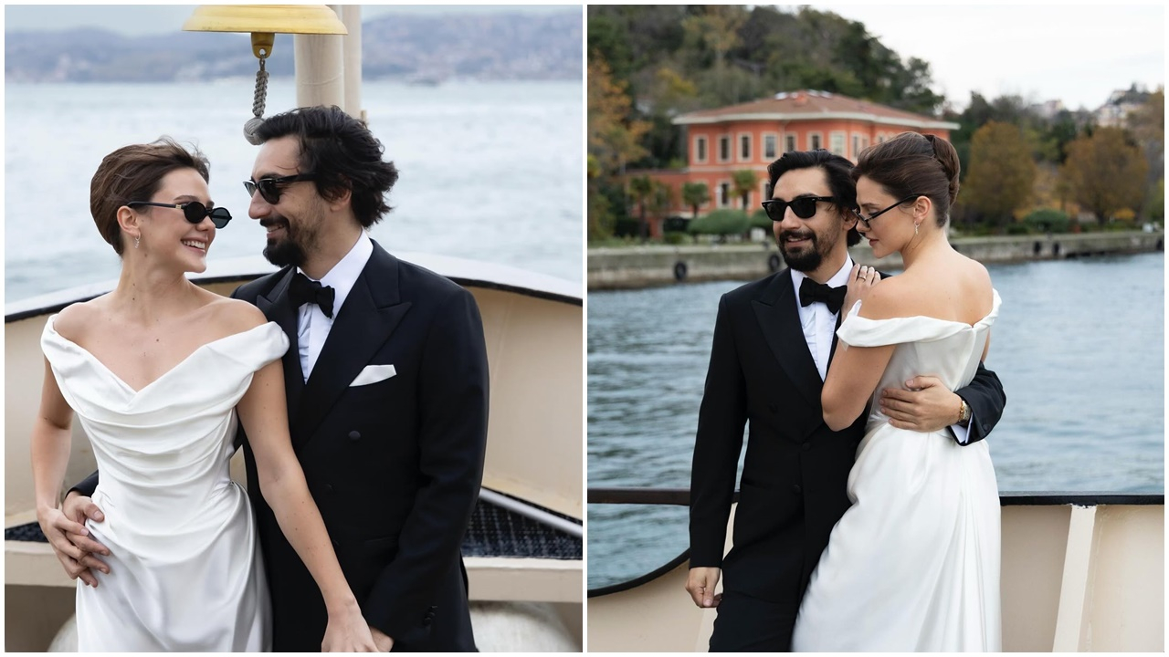 Alina Boz ve Umut Evirgen’in birinci evlilik yıl dönümü kutlaması