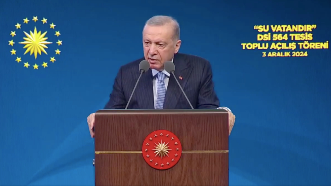 Cumhurbaşkanı Erdoğan'dan muhalefete İzmir Körfezi ve Haliç göndermesi! "Lafa gelince çevreciyiz diyorlar ama adım atmıyorlar"