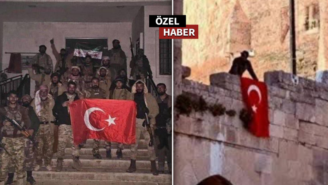 Düşmanlara korku veriyor: Tel Aran Şehri’nde de Türk bayrağı açıldı
