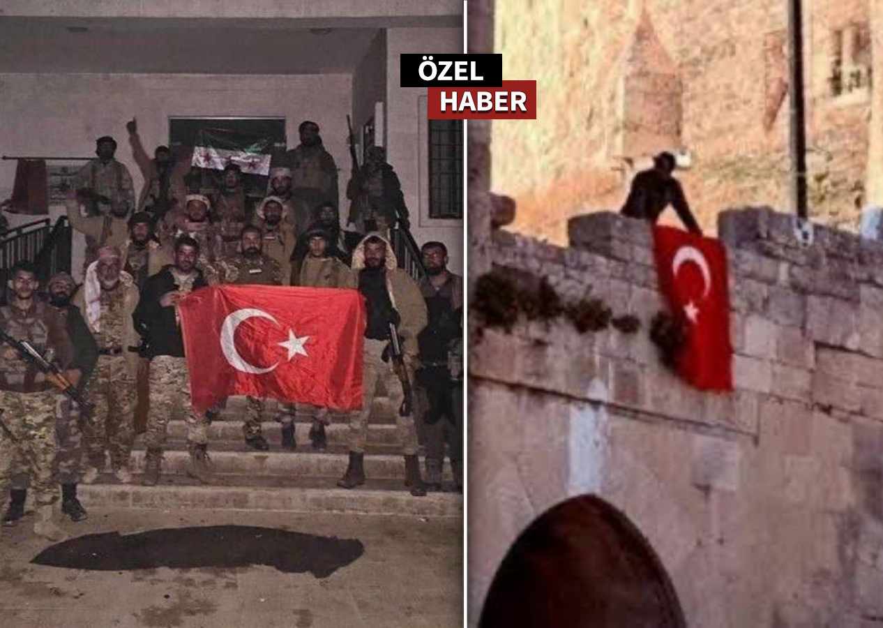 Düşmanlara korku veriyor: Tel Aran Şehri’nde de Türk bayrağı açıldı