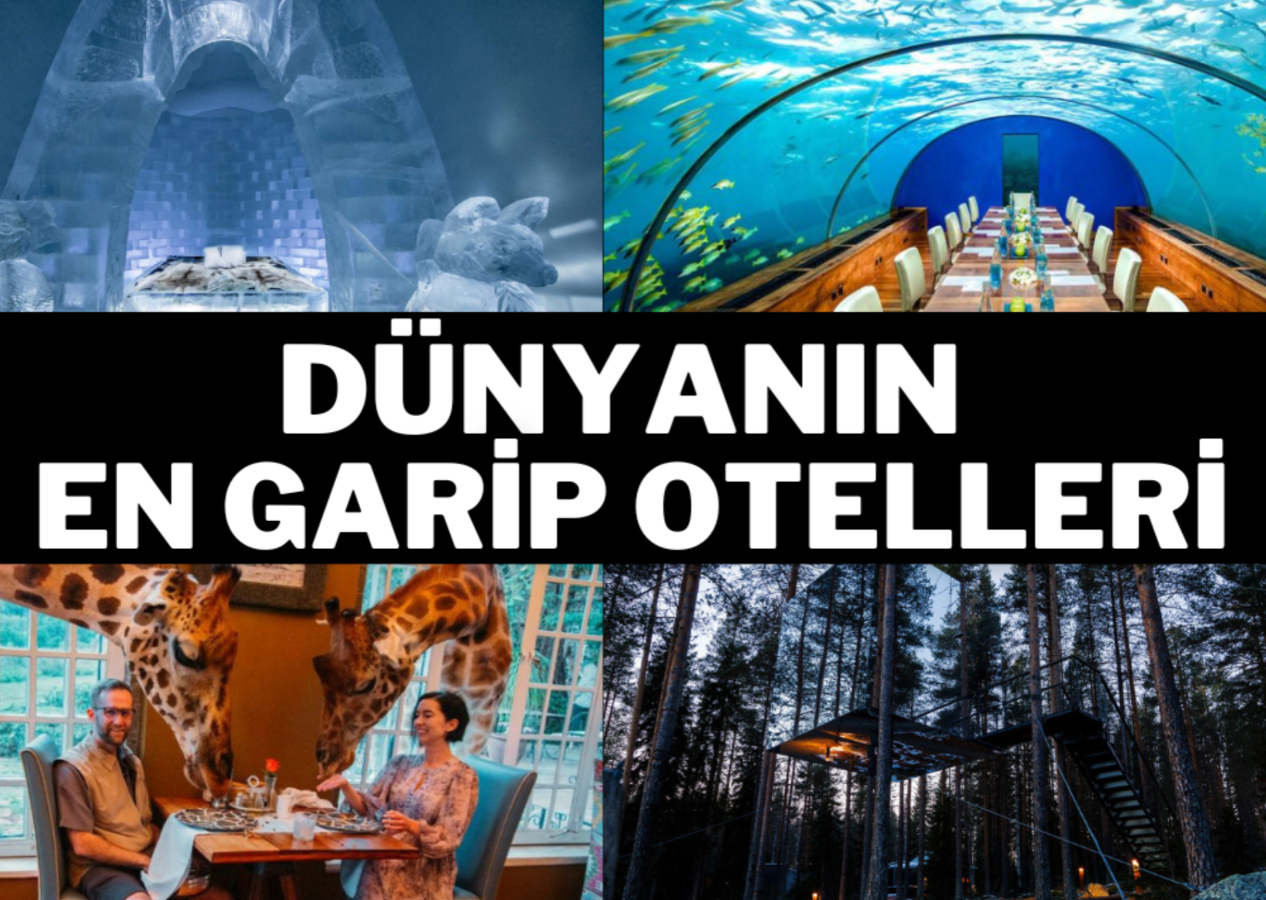 Hayal gücünü zorlayan oteller: Dünyanın en farklı 10 oteli