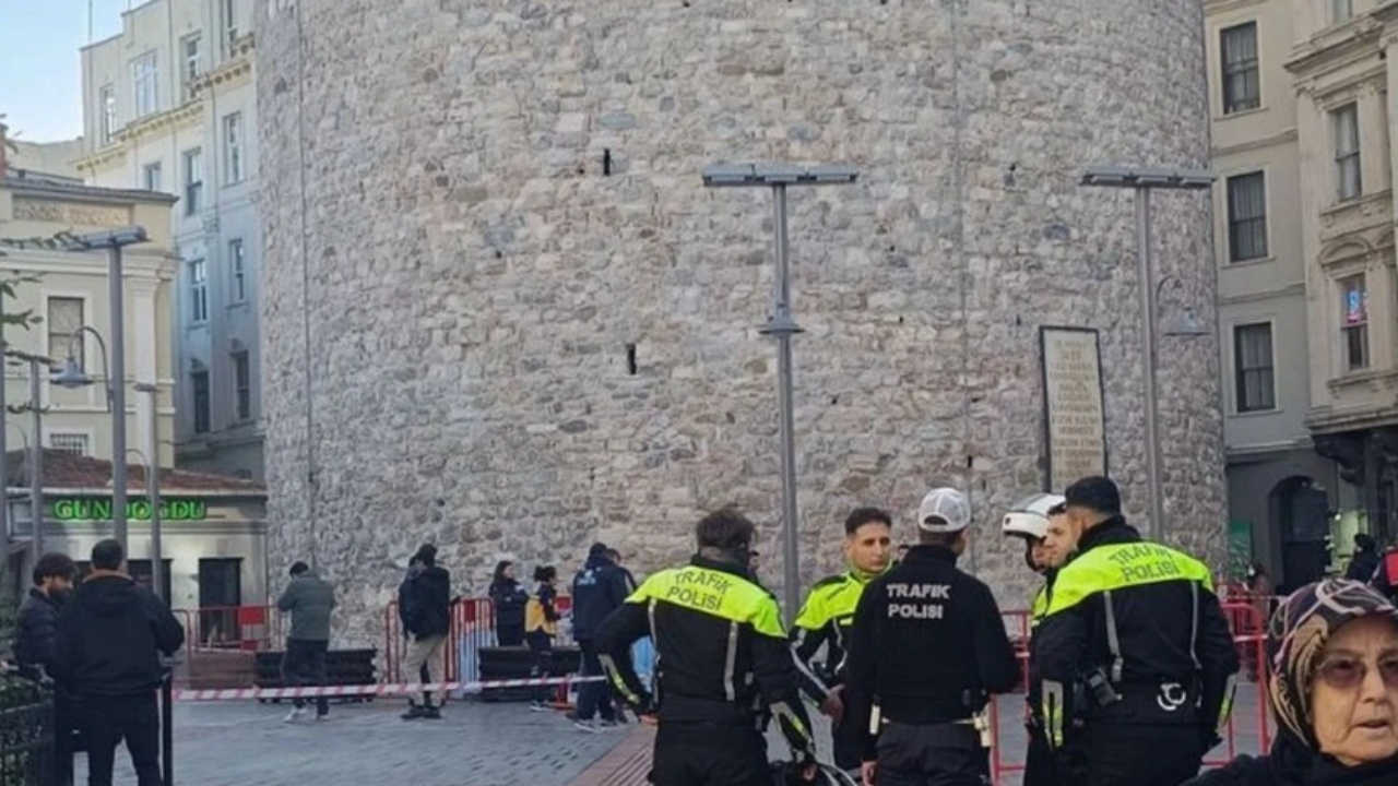 Galata Kulesi'nde üzücü olay! Bir kişi atlayarak intihar etti