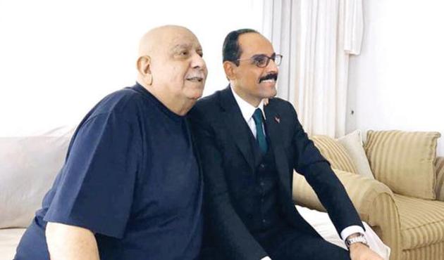 İbrahim Kalın'dan ustası Arif Sağ'a duygusal ziyaret