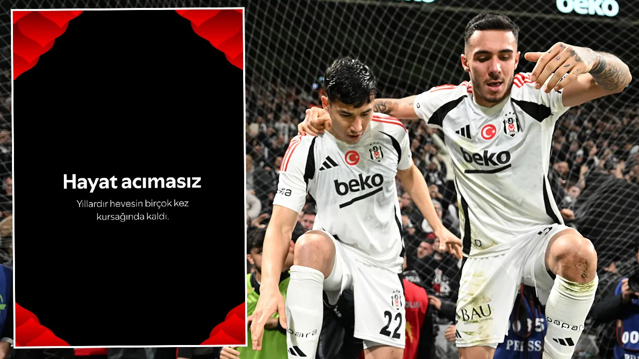 Beşiktaş'tan Fenerbahçe'ye göndermeli paylaşım: Hayat acımasız!