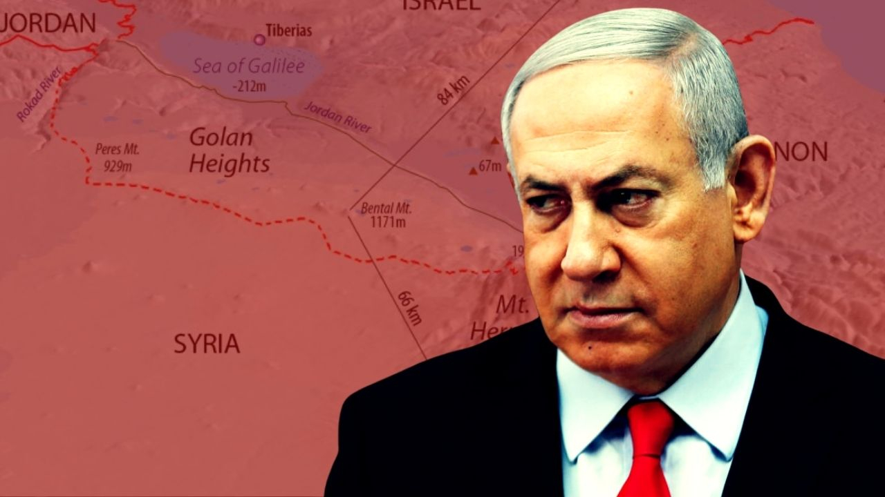 Zalimden yeni emir: Netanyahu Golan Tepeleri'ni işaret etti: Ele geçirin!