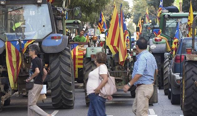 Katalanlara sert müdahale... İspanyol polisi referandum sandıklarını bastı!