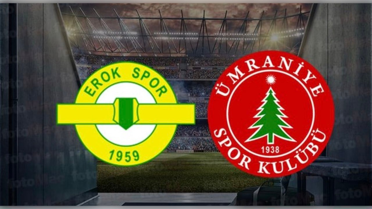 Esenler Erokspor Ümraniyespor maç özeti ve golleri izle 0-1 geniş özet videosu