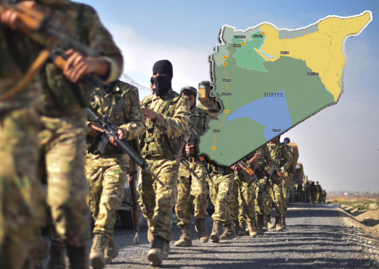 PKK, Esad'ın çekildiği petrol zengini şehirlerde! Fırat Nehri eksenindeki Rakka ve Deyrizor'da hareketlilik!