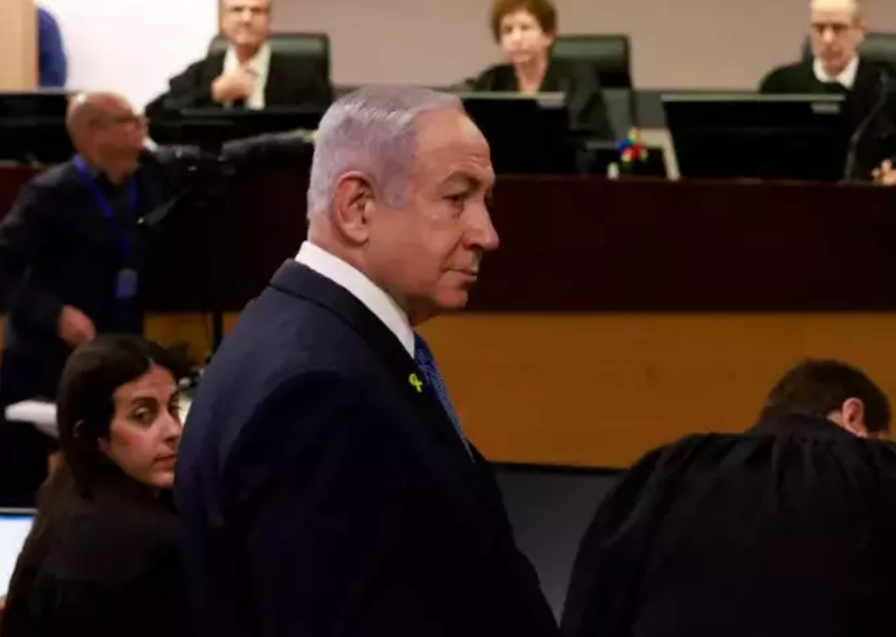 Netanyahu yeraltında hakim karşısına çıktı! 'Bibi hapse' sloganları!