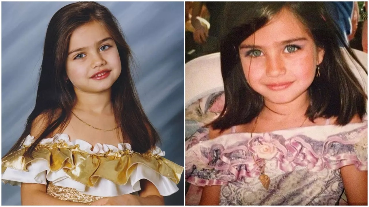 Bu küçük kız büyüyüp Türkiye güzeli oldu! Amine Gülşe'nin çocukluk fotoğrafı 'Nereden nereye' dedirtti!