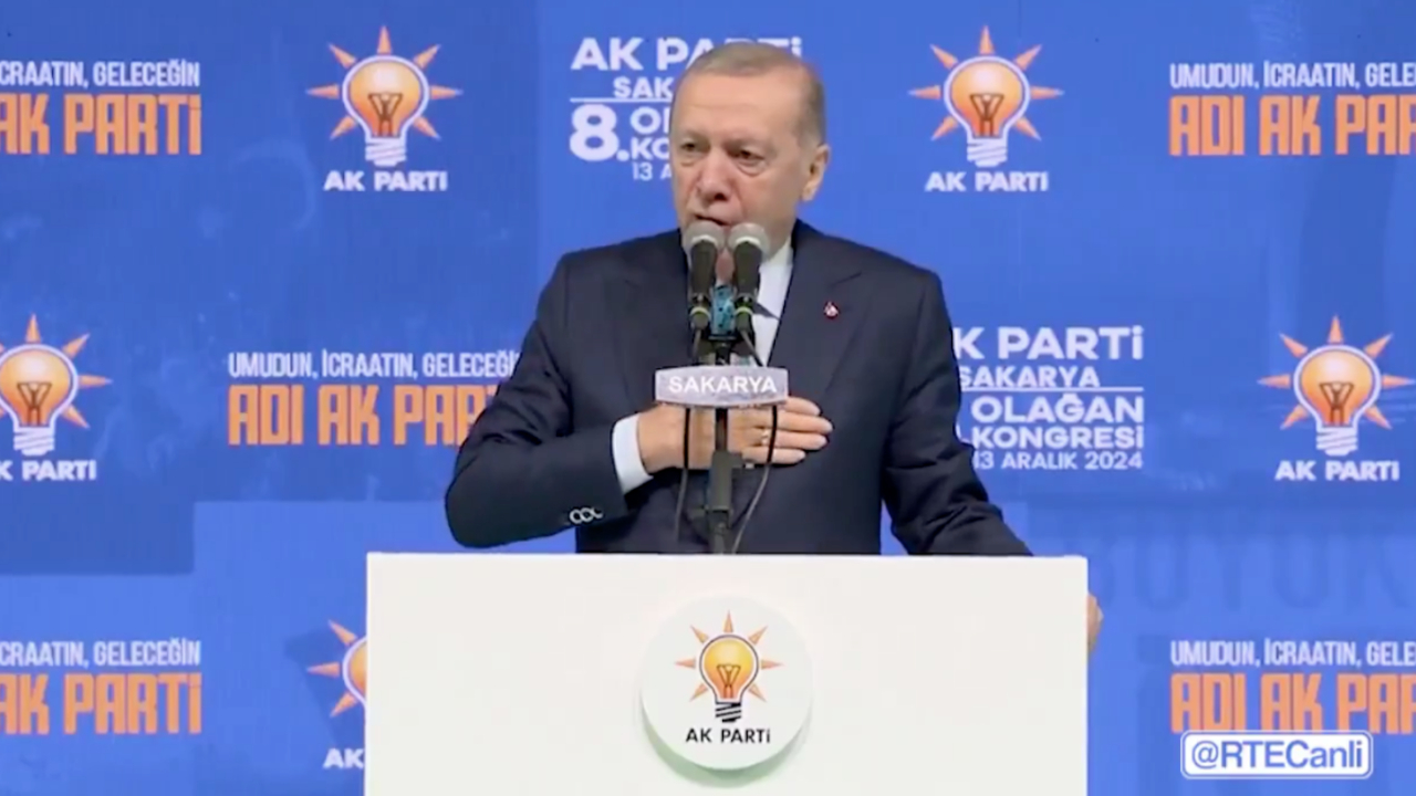 Cumhurbaşkanı Erdoğan'dan Sakarya'da Suriye mesajı: Halep, İdlib, Şam, Rakka bizim toprağımız olacaktı!