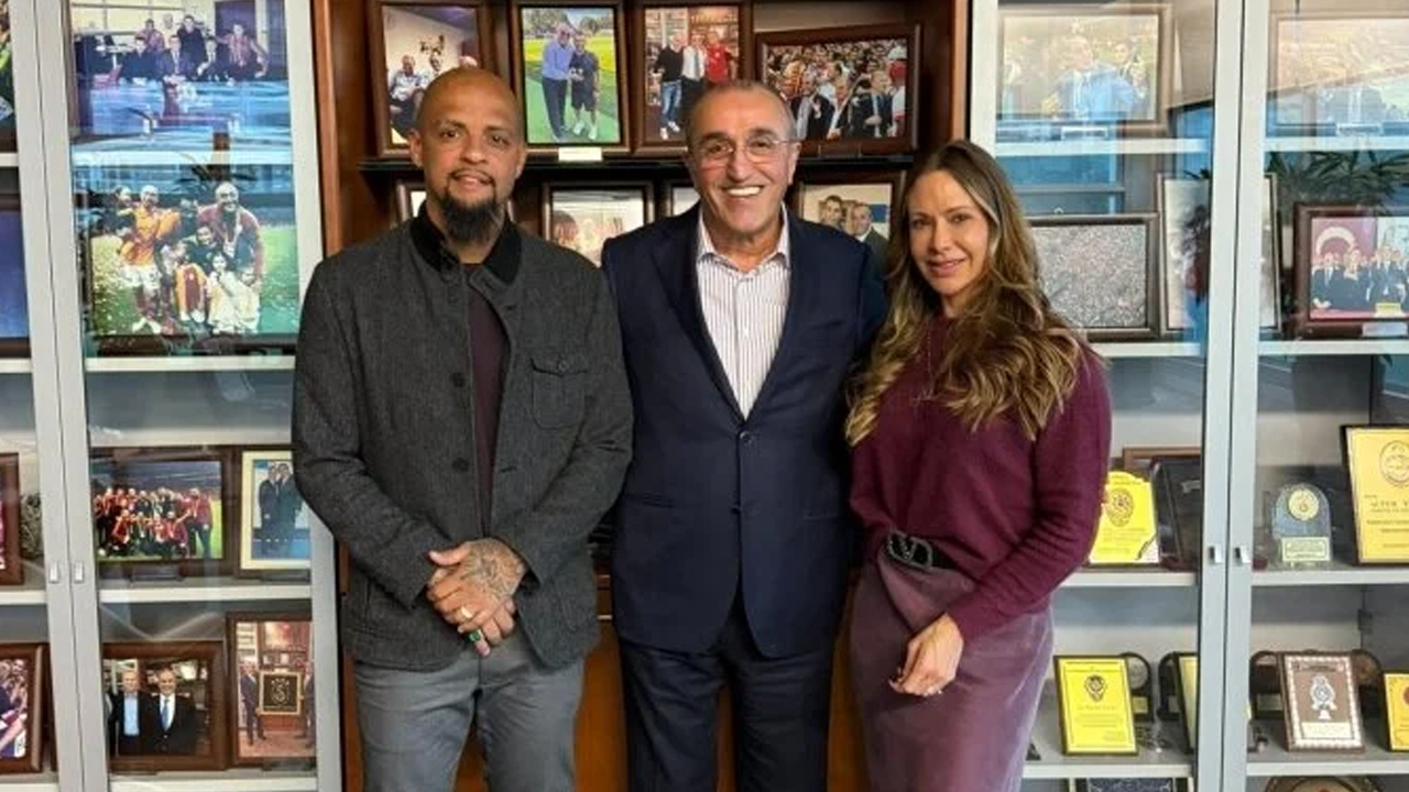 Türkiye'ye gelen Felipe Melo'dan Abdurrahim Albayrak'a ziyaret