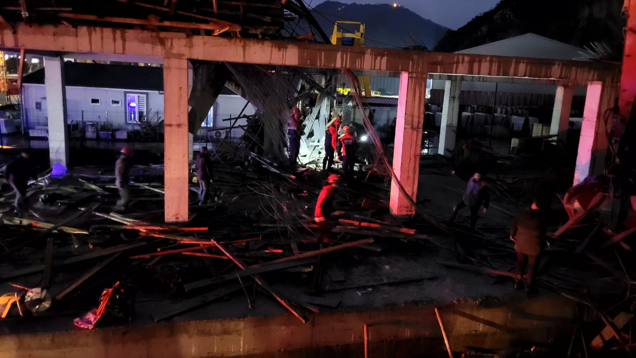 Trabzon son dakika: Çöken inşaatta 3 işçi yaralandı, 1 kişi aranıyor