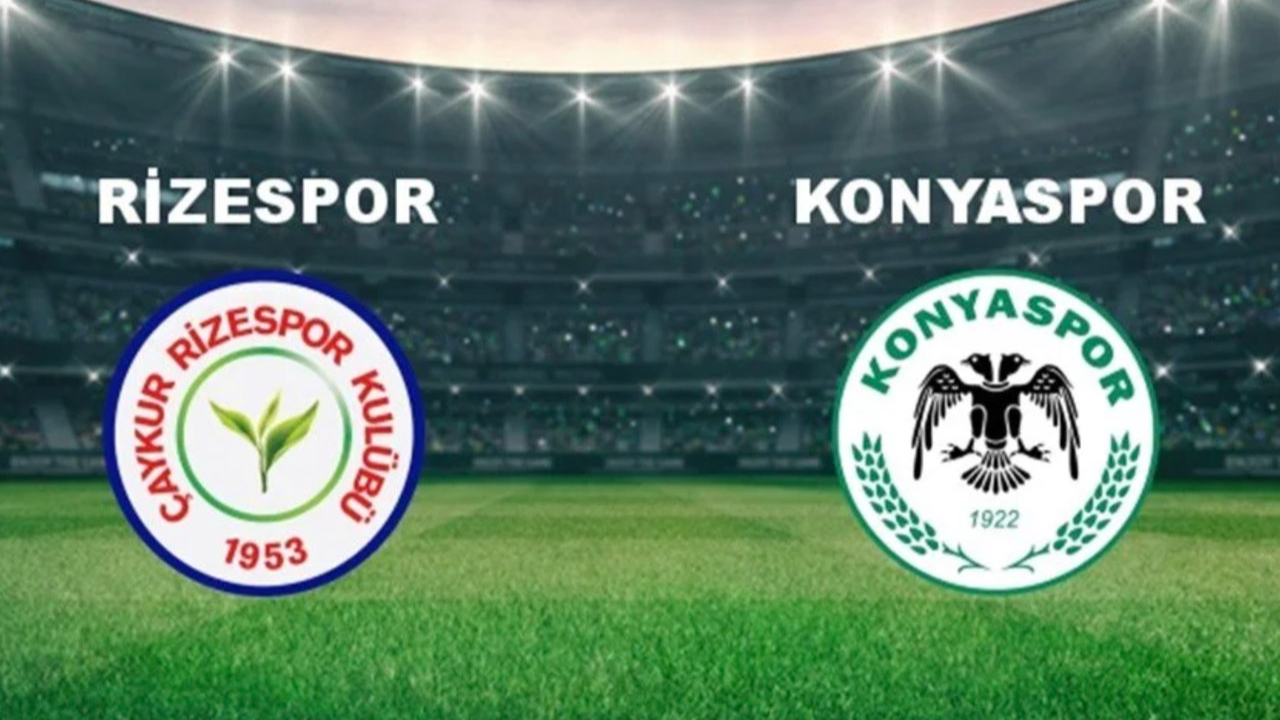 Rizespor Konyaspor maç özeti izle 1-1