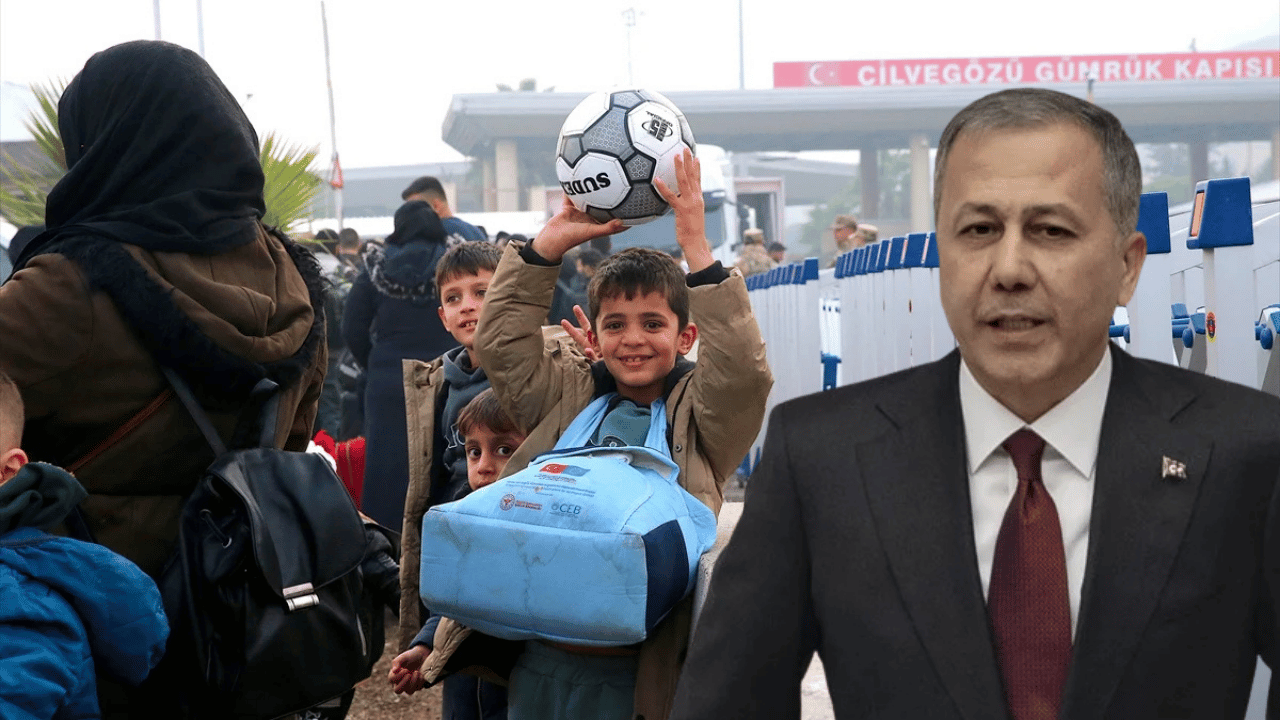 İçişleri Bakanı Ali Yerlikaya açıkladı: Esad rejiminin çökmesinin ardından ülkesine dönen Suriyeli sayısı belli oldu!