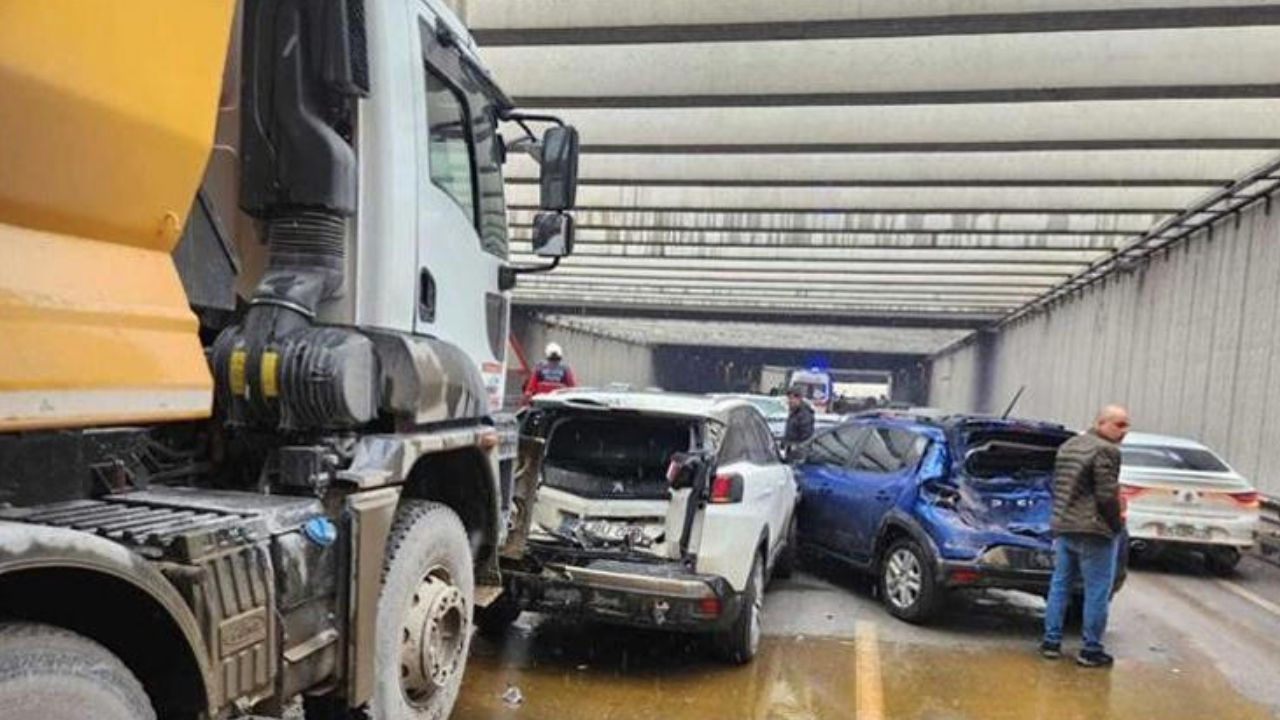 Malatya son dakika haberi: Feci kaza! Tam 7 araç birbirine girdi