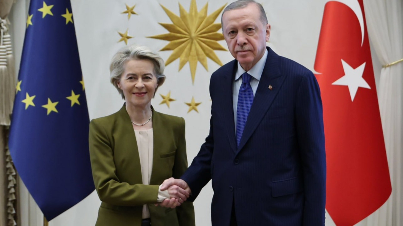 Ankara'da Suriye zirvesi! Cumhurbaşkanı Erdoğan AB Komisyonu Başkanı von der Leyen'i kabul etti