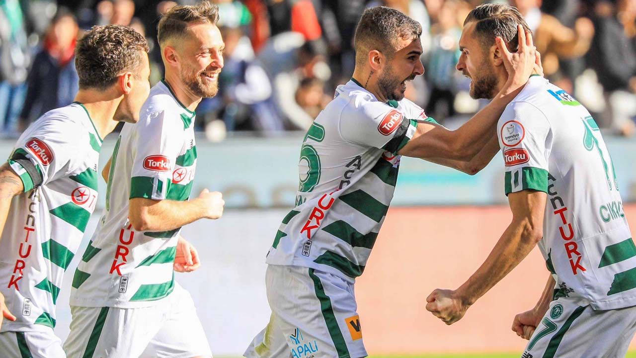 Ziraat Türkiye Kupası'nda Konyaspor 2. lig ekibini son dakika golüyle devirdi