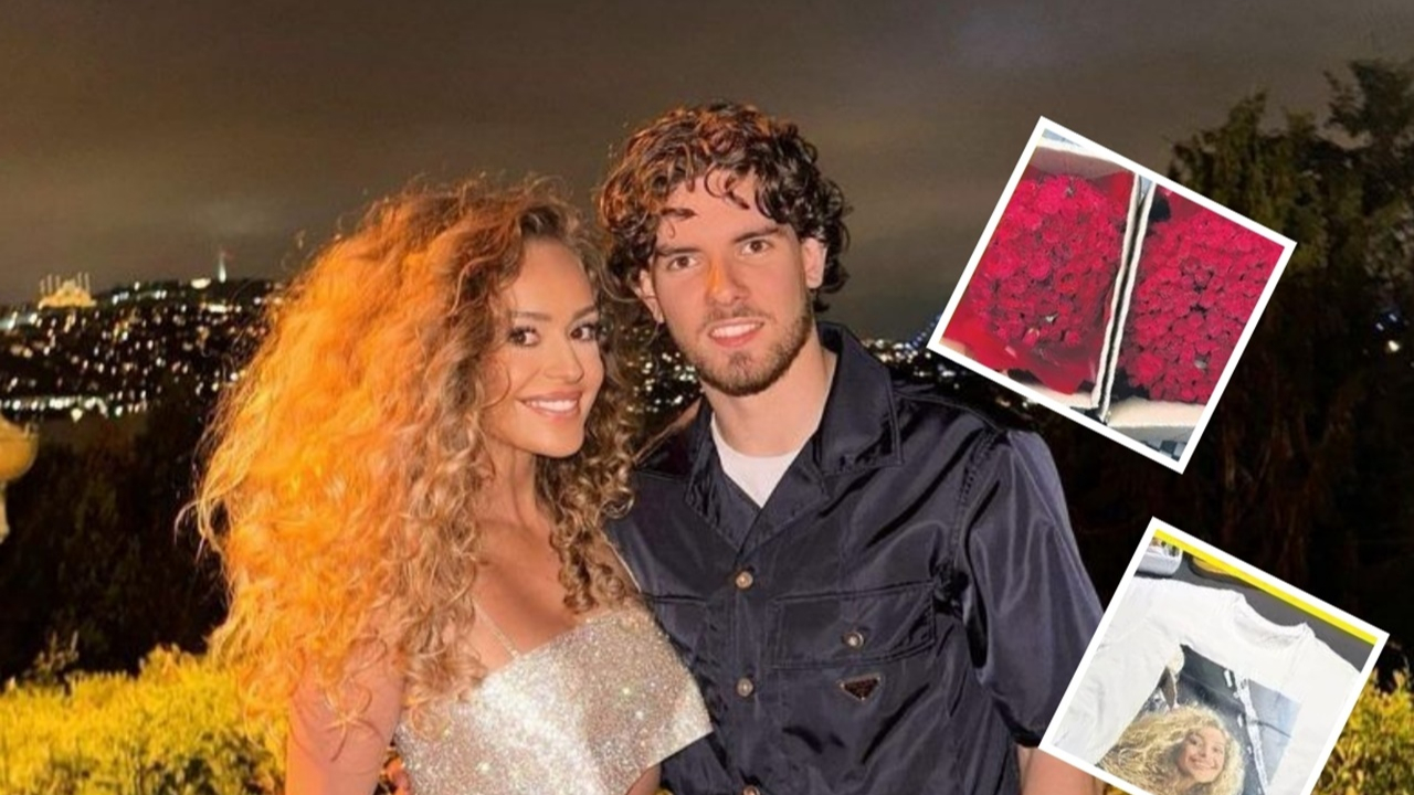 Ferdi Kadıoğlu’ndan sevgilisi Sera Vrij’ye unutulmaz jest: 365 gülle romantik sürpriz!