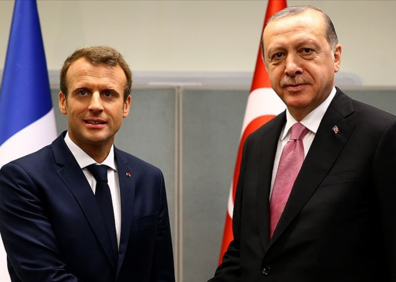 Cumhurbaşkanı Erdoğan, Macron ile görüştü! Gündem: Suriye'deki gelişmeler!